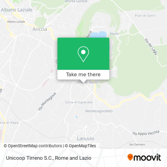 Unicoop Tirreno S.C. map