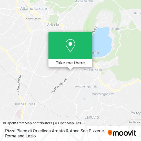 Pizza Place di Orzelleca Amato & Anna Snc Pizzerie map