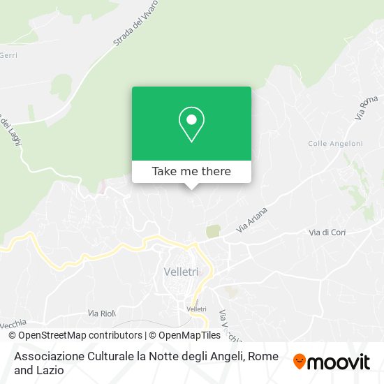Associazione Culturale la Notte degli Angeli map