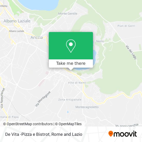 De Vita -Pizza e Bistrot map