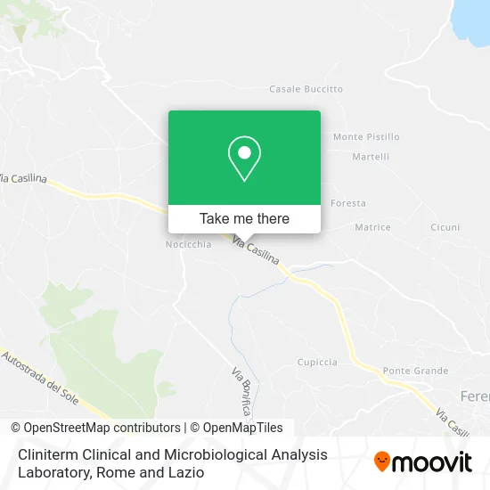 Cliniterm Clinical and Microbiological Analysis Laboratory map