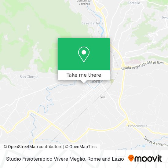 Studio Fisioterapico Vivere Meglio map