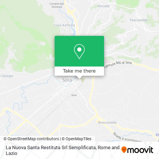 La Nuova Santa Restituta Srl Semplificata map