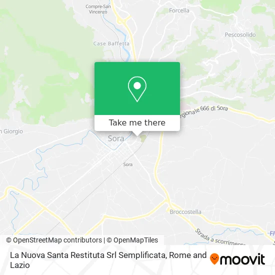 La Nuova Santa Restituta Simplified Srl map