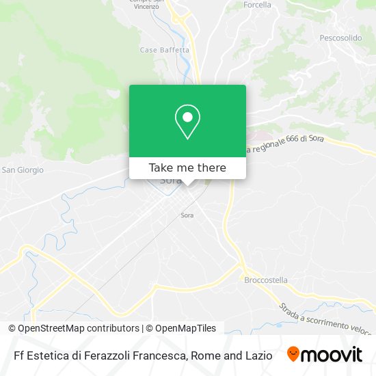 Ff Estetica di Ferazzoli Francesca map