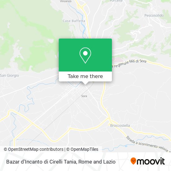 Bazar d'Incanto di Cirelli Tania map