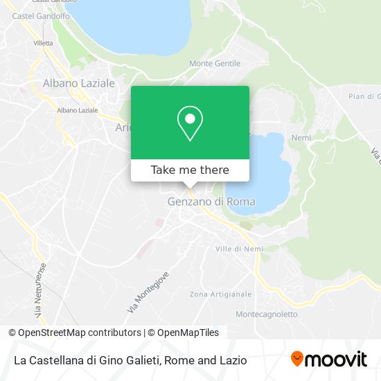 La Castellana di Gino Galieti map