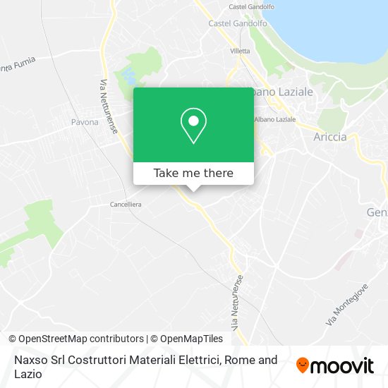 Naxso Srl Costruttori Materiali Elettrici map