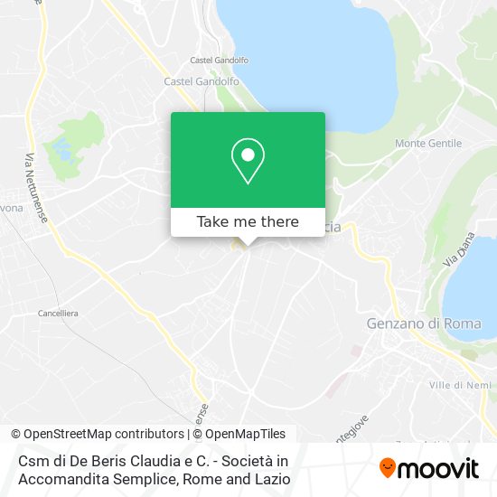 Csm di De Beris Claudia e C. - Società in Accomandita Semplice map