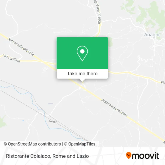 Colaiaco Restaurant map