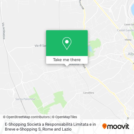 E-Shopping Società a Responsabilità Limitata e in Breve e-Shopping S map