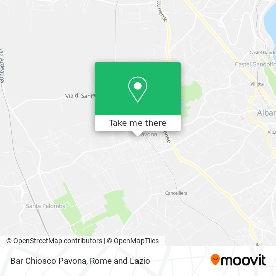 Bar Chiosco Pavona map