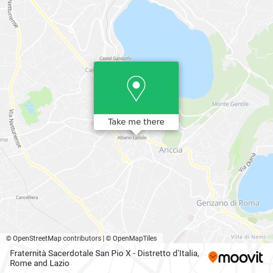 Fraternità Sacerdotale San Pio X - Distretto d'Italia map