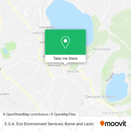 E.S.A. Eco Environment Services map