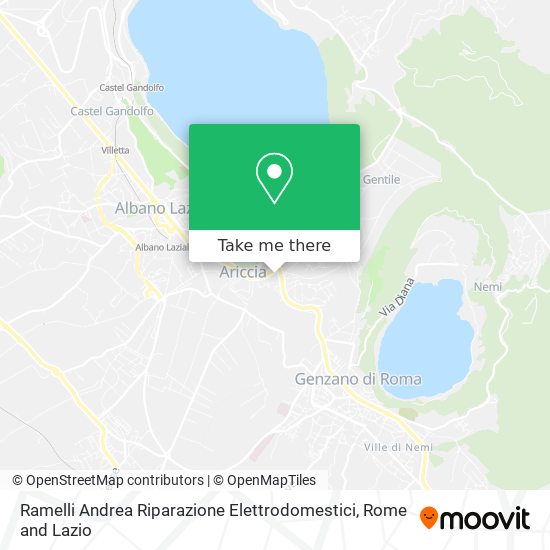 Ramelli Andrea Riparazione Elettrodomestici map