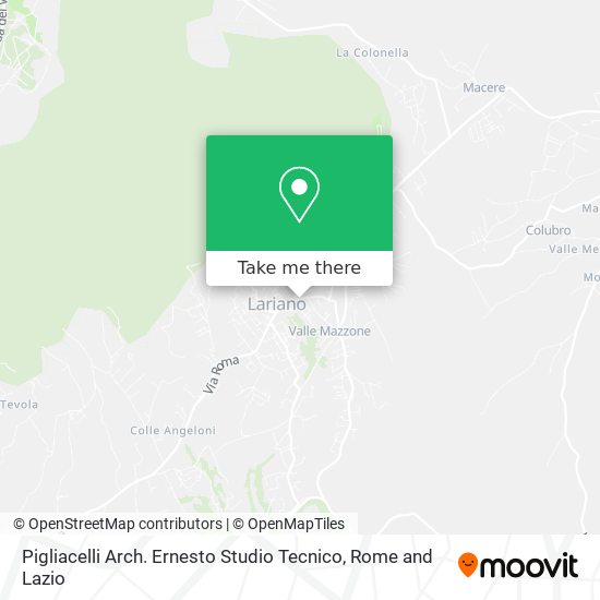 Pigliacelli Arch. Ernesto Studio Tecnico map