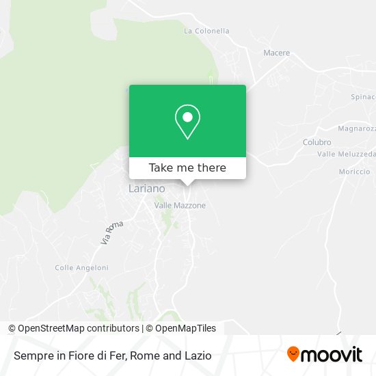 Sempre in Fiore di Fer map