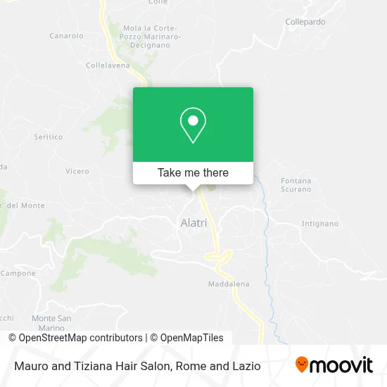 Mauro and Tiziana Hair Salon map