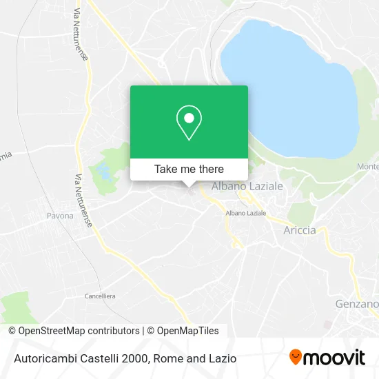 Autoricambi Castelli 2000 map