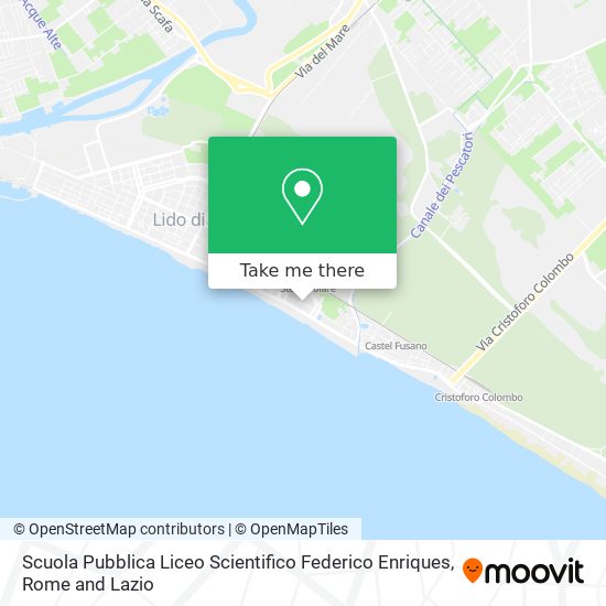 Scuola Pubblica Liceo Scientifico Federico Enriques map
