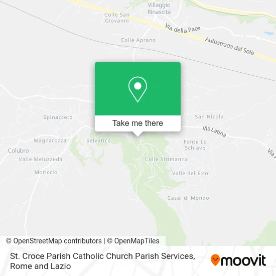 St. Croce Parish Catholic Church Parish Services map