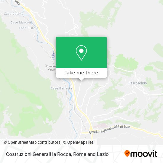 Costruzioni Generali la Rocca map