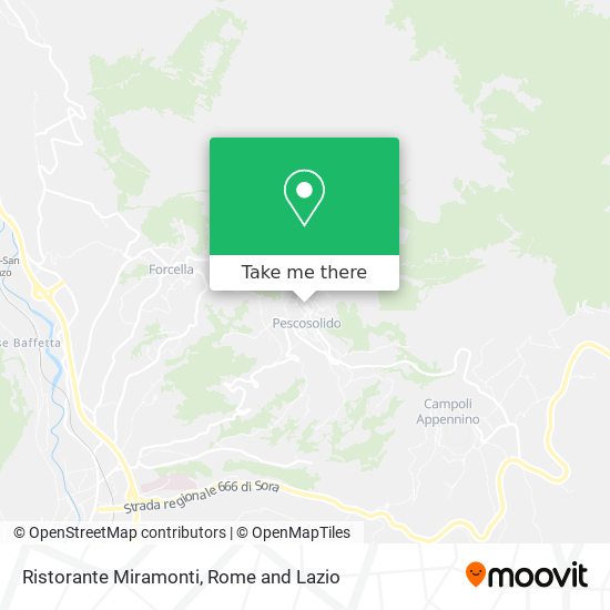 Ristorante Miramonti map