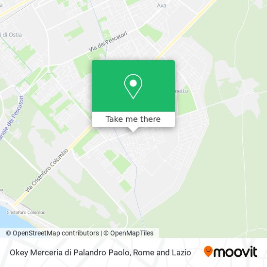 Okey Merceria di Palandro Paolo map