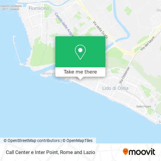Call Center and Inter Point map