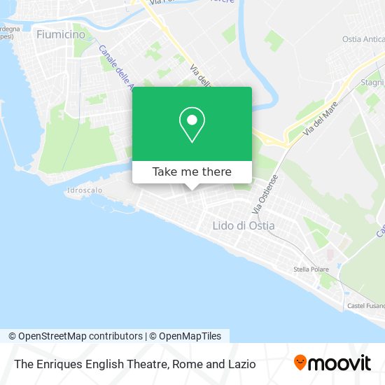 The Enriques English Theatre map