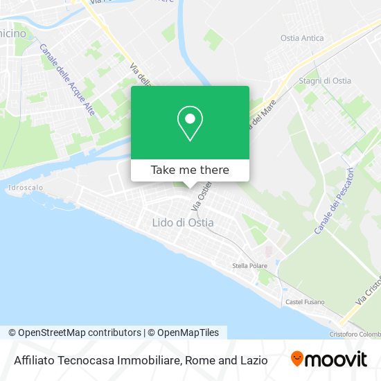 Affiliato Tecnocasa Immobiliare map