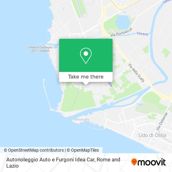 Autonoleggio Auto e Furgoni Idea Car map