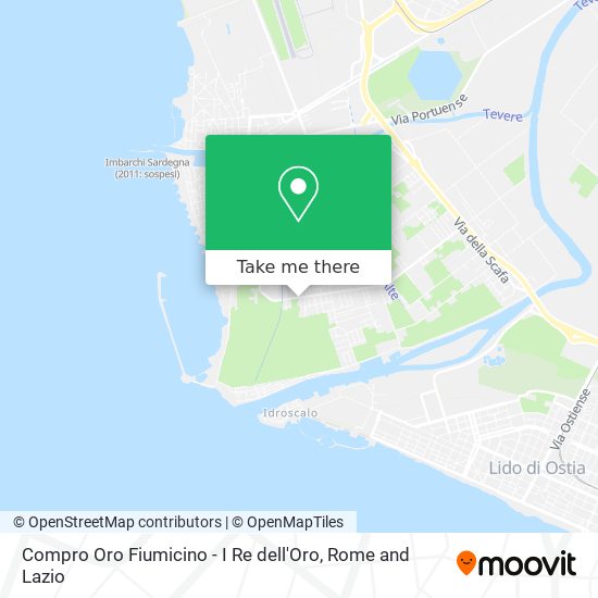 Compro Oro Fiumicino - I Re dell'Oro map