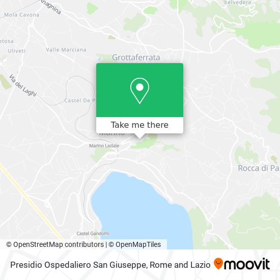Presidio Ospedaliero San Giuseppe map