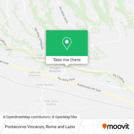 Pontecorvo Vincenzo map