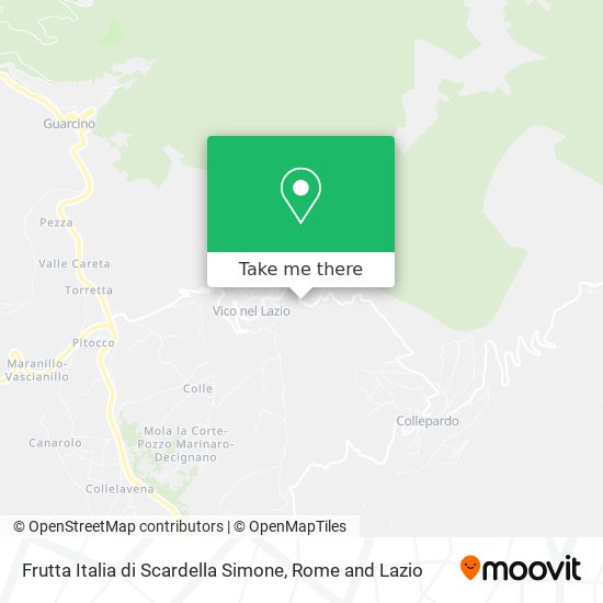 Frutta Italia di Scardella Simone map