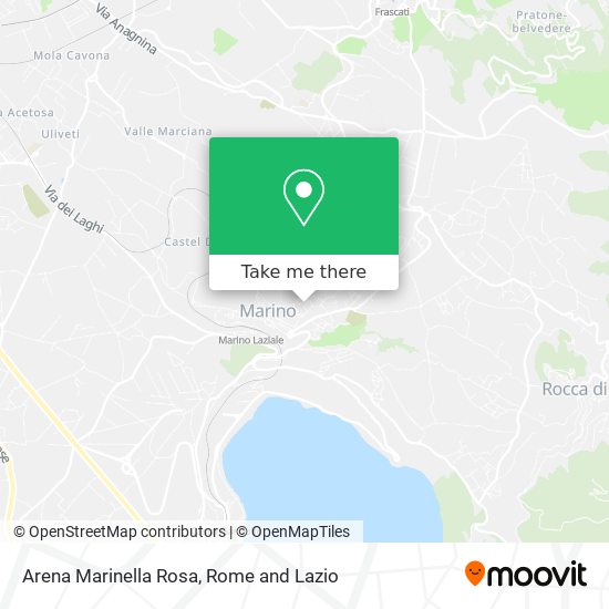 Arena Marinella Rosa map