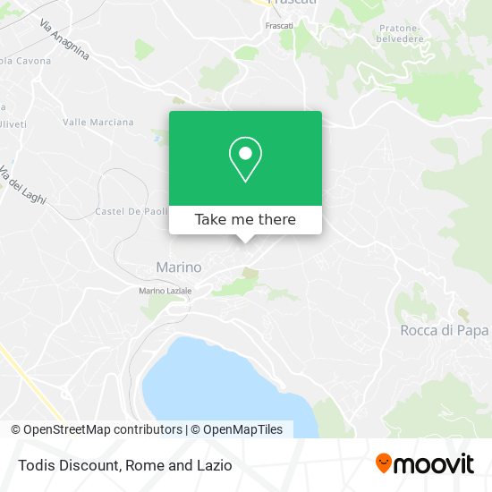 Todis Discount map