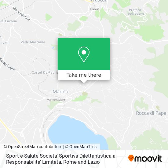 Sport e Salute Societa' Sportiva Dilettantistica a Responsabilita' Limitata map