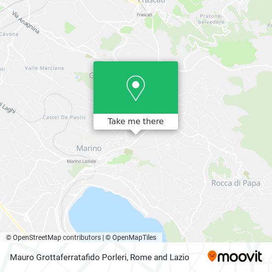 Mauro Grottaferratafido Porleri map