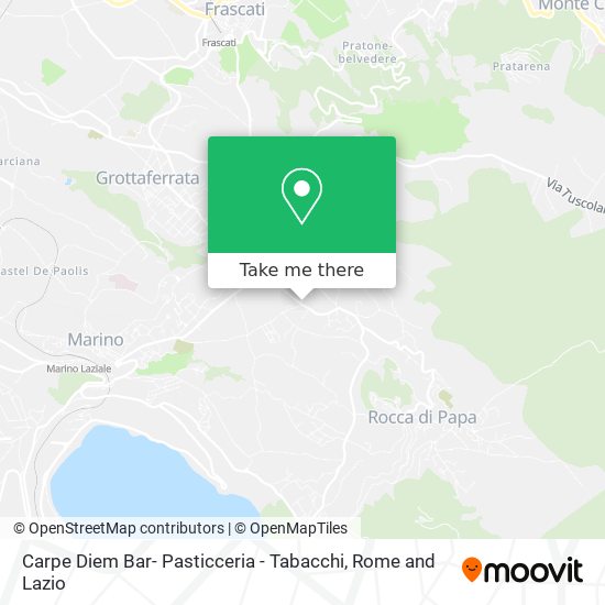 Carpe Diem Bar- Pasticceria - Tabacchi map