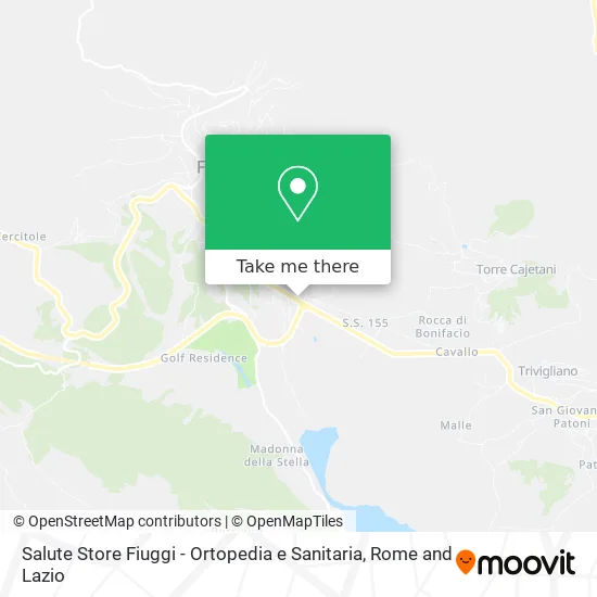Health Store Fiuggi - Orthopedics and Medical Supplies map
