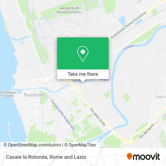 Casale la Rotonda map