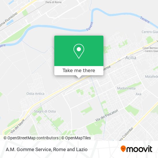A.M. Gomme Service map