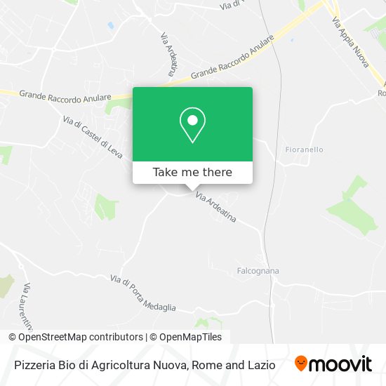 Pizzeria Bio di Agricoltura Nuova map