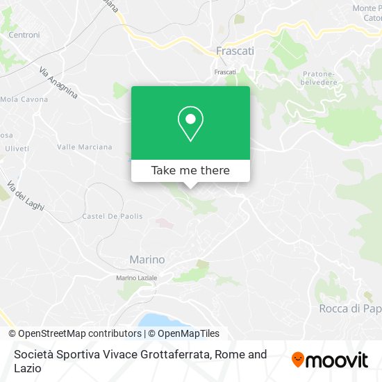 Società Sportiva Vivace Grottaferrata map
