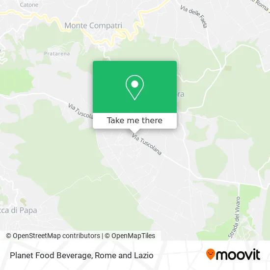 Planet Food Beverage map