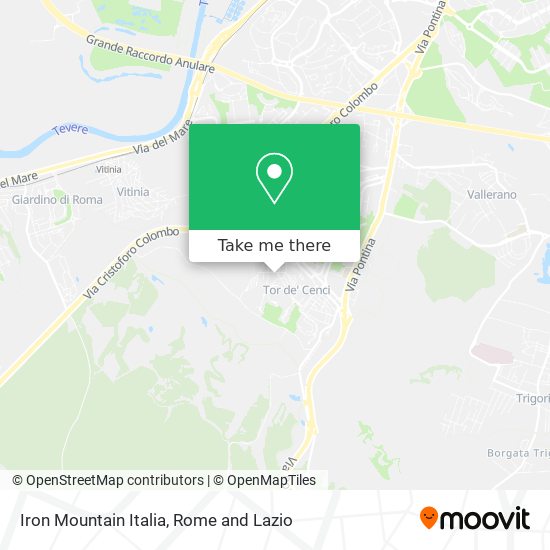 Iron Mountain Italia map