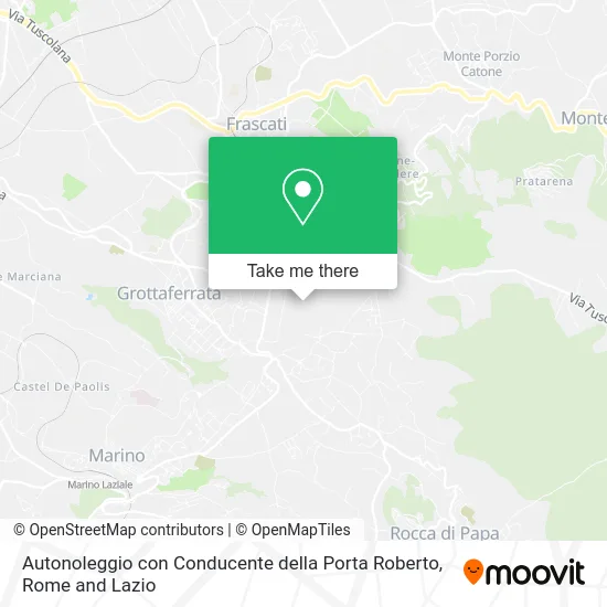 Car Rental with Driver of Porta Roberto map