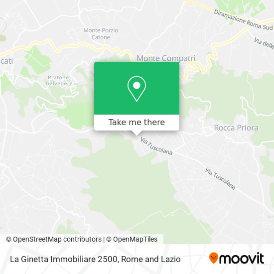 La Ginetta Immobiliare 2500 map